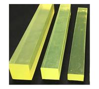 SAJMAKUWLA Polyurethane Rod, 1pcs Solid Polyurethane Square Strip, Width 20-60mm, Length 500mm, PU Bar, Elastic Rubber, Wear Plate, Splint Slat, Damping Strip(55x60mm)