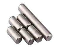 SAJMAKUWLA Stainless steel dowel pins, 10PCS M6 Cylindrical Pin Locating Dowel, Length 6MM 8 10 12 14 16 20 30 40 60 75 90MM 304 Fixing Pin Shaft(M6*22)