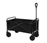 SAJMN Beach trolley Cart Outdoor Camper, Foldable Camper, Picnic Car, Hand-drawn Trolley, Trailer, Picnic Cart, Portable Outdoor Cart Outdoor Carts(Black,A)