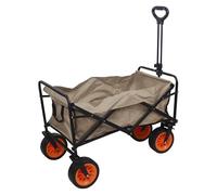 SAJMN Outdoor Trolley Outdoor Camper Foldable Portable Camper Camper Trolley Trolley Travel Picnic Stroller Outdoor Stroller Trolley(Black,B)