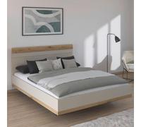Sajo Bed - Champagne & Artisan Oak - 5ft King Size