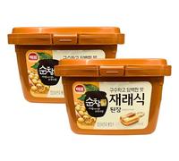 Sajo Haepyo Soybean Paste (Doenjang) 500g - Traditional Korean Fermented Soybean Sauce, Rich & Savory Flavor for Soups, Stews, and Seasoning (Pack 2)