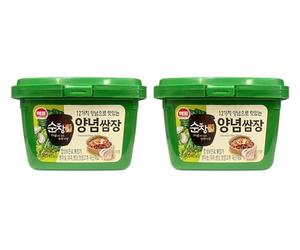 Sajo Haepyo Ssamjang 500g - Traditional Korean Seasoned Soybean Paste, Perfect for Lettuce Wraps, Dipping, and Grilled Meats, BBQ, Pack of 2