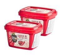 Sajo Haepyo Sunchang Gung Medium Hot Pepper Paste (Gochujang) 500g - Authentic Korean Fermented Chili Paste, Rich Umami Flavor, Perfect for Cooking, Marinades, and Dipping (Pack 2)