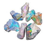 SAJTOX Opal Rough 25.0 Cts Natural Mix Ethiopian Raw Crystal Rock Gemstone for Jewelry Making, Wire Wrapping, DIY, Healing Rings Crystals, Pendants, Wedding Gift