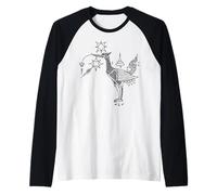 Sak Yant Royal Golden Swan Hong Ku Thailand Yantra Tattoo Raglan Baseball Tee