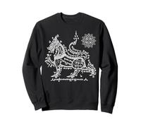 Sak Yant Singha Lion Tattoo Ki Lane Power Thailand Yantra Sweatshirt