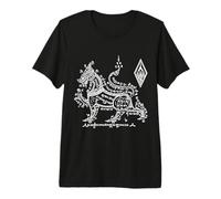 Sak Yant Singha Lion Tattoo Ki Lane Thailand Power Yantra Premium T-Shirt