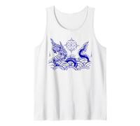 Sak Yant Tattoo Naga Serpent Protection Love Thailand Yantra Tank Top