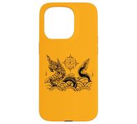 Sak Yant Tattoo Naga Serpent Protection Love Yantra Thailand Case for iPhone 15 Pro