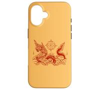 Sak Yant Tattoo Naga Serpent Protection Thailand Love Yantra Case for iPhone 16