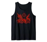 Sak Yant Tattoo Naga Serpent Protection Thailand Love Yantra Tank Top