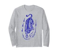Sak Yant Tattoo Single Tiger Thailand BKK Yantra Tattooing Long Sleeve T-Shirt