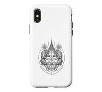 Sak Yant Thai Tattoo Twin Tiger For Muay Thai Fighter Boxing Case for iPhone X/XS