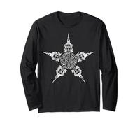 Sak Yant Thailand Buddha Yantra Tattoo Buddhist Monk Long Sleeve T-Shirt