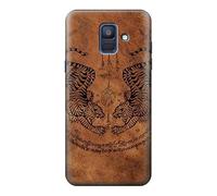 Sak Yant Twin Tiger Case Cover For Samsung Galaxy A6 (2018)