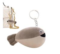 Sakabamba Spiice Plush Fish Keychain Plush Collectible Keychain Eco-Friendly Plush Keychain Sea Creatures Cute Fish Plush Pelu