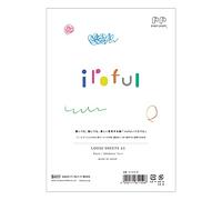 SAKAEテクニカルペーパー iroful 75 GSM Loose Sheet, 8.27" x 5.85", 100 Sheets/Pack, Unruled, White, 1 Pack (PI-A5P-W)