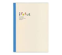 SAKAEテクニカルペーパー iroful 75 gsm Notebook, 8.27" x 5.85", 96 pages, Unruled, White, 1 pack (PI-A5NB-MW)