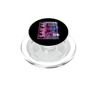 Sakai City 80s Synthwave E-Girl Japan Sakai PopSockets PopGrip for MagSafe