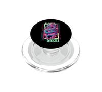 Sakai City Synthwave 80s Dragon Asian Vaporwave PopSockets PopGrip for MagSafe