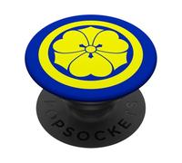 Sakai Mon Japanese Samurai Clan Yellow Oriental PopSockets Adhesive PopGrip