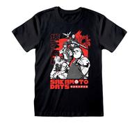 Sakamoto Days Men's Stylized T-Shirt in Black | Size: 2XL Sakamoto Days Black 2XL