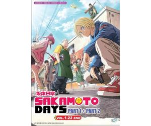 Sakamoto Days - Season 1+2 Vol. 1-22 End ENGLISH DUB, All Region