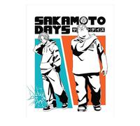 Sakamoto Days Taro & Shin Print Sakamoto Days Multicolor