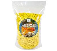 Sakana Yellow Aquatic Fish Gravel - Premium Aquarium Tank Pond Décor Substrate (5kg)