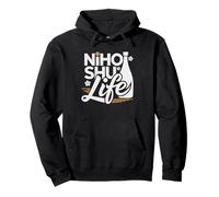Sake Enthusiast Nihonshu Lover Japanese Rice Wine Lifestyle Pullover Hoodie