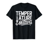 Sake Enthusiast Temperature Matters Hot Cold Chilled Serving T-Shirt