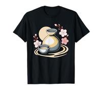 Sake Enthusiast Vintage Kura Brewery Art Minimalist Japan T-Shirt
