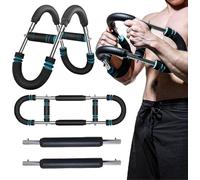 Sake Twister Arm Trainer, Twister Arm Exerciser Adjustable Chest Expander Portable Power Twister Bar Muscular Strength Enhancer Thigh Master Trainer Men Upper Body Strength at Home Fitness Equipment(B