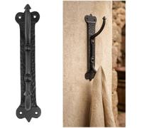 SaKeGa Coat Hook Solid CAST Iron Victorian, Colonial, Retro, steampunck, Gothic, Baroque Medieval Large Hook