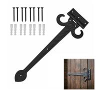 SaKeGa Heavy Duty Strap Hinge for Gates and Doors Decorative Large 17"