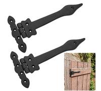 SaKeGa Professional Grade Quality Solid Heavy Duty Screen Door Hinges with Pair Oil Blackened Finish