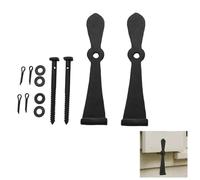SaKeGa Shutter Dog Rat Tail Handforged Iron Pair Shutter Dog Rat Tail Handforged Iron