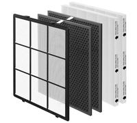 SAKEGDY 116130 Replacement Filter H fit for Winix 5500-2 Air Cleaner Purifier and Winix AM80, Package Contain 1 Washable Pre-Filter+2 Premium Filter+2 Activated Carbon Filter Combo Pack