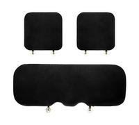 SAKEIOU Faux Rabbit Furs Seat Cushion Cover Winter Warm Plush Car Seat Covers Universal Fit for Most Car, Truck & SUV