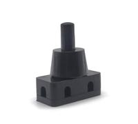 SAKEIOU Self-locking ON/OFF Push Button Switch AC250V 10A 2 Pins Latching Switch for Lamps Industrial Field Mini Power Switches