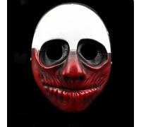 SAKEMA Payday 2 Mask, Dallas/Wolf/Chains/Hoxton Cosplay Mask Halloween Masquerade Party Prop 8.1 (Color : Wolf)