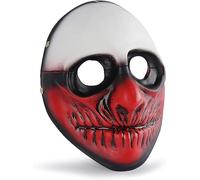 SAKEMA Payday Mask, Dallas/Wolf/Chains Cosplay Mask Halloween Masquerade Party Theme Game Character Props 9.1