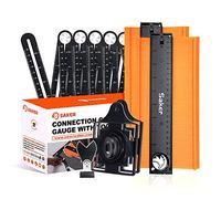 Saker Contour Gauge Profile Tool- Adjustable Lock-Precisely Copy Irregular Shape Duplicator -Irregular Welding Woodworking Tracing - Must Have Tool for DIY Handyman, Construction (Connection Package)