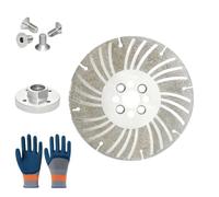 Saker Durable Diamond Angle Grinding Wheel, Electroplated Cutting Blade 4 1/2 Inch 5 Inch 6 Inch Plus+, High Strength Disc for Metal Steel Concrete Stone Tile, Wet and Dry Application(11.5cm)