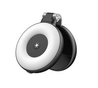 Saker Fun Shot Magnetic Grip&Magnetic Selfie Light , Magnetic Grip with Fill Light & Wireless Control , Detachable Phone Stand with 3Color Temperature Adjustable for Studio Vlog Content Creation