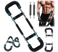 Saker Twister Arm Trainer, Adjustable Forearm Strengthener, Arm Exercise Equipment, Chest Workout Equipment, Portable Spring Resistance for Home Workout Equipment(B-blue-20-30-40kg)