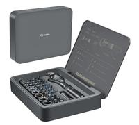 Saker Upgraded Magnetic Screwdriver Set: 40-in-1 Ratchet Screwdriver Tool Kit with 180° Ball-Joint Handle - Portable S2 Bits Precision Repair Tool Set for Computer Phone Watch Camera Bike