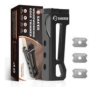 Saker Woodworking Edge Trimmer - Professional Wood Veneer Edge Banding Trimmer Arc Trimmer Edges Strips, for Wood, Plastic, PVC, R1+R2+R3