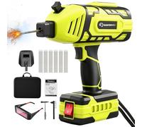 SakerNeo Compact Handheld Welding Machine 220V IGBT Inverter, 20-120A Adjustable with 5-Step Dial, Lightweight Portable Welder for Electrodes 3/32 to 1/8 Inch - Ideal for DIY, Home Repair (Green)